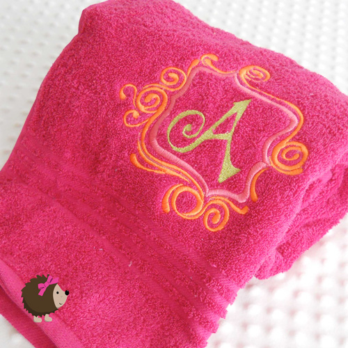 Towel - Fancy Initial